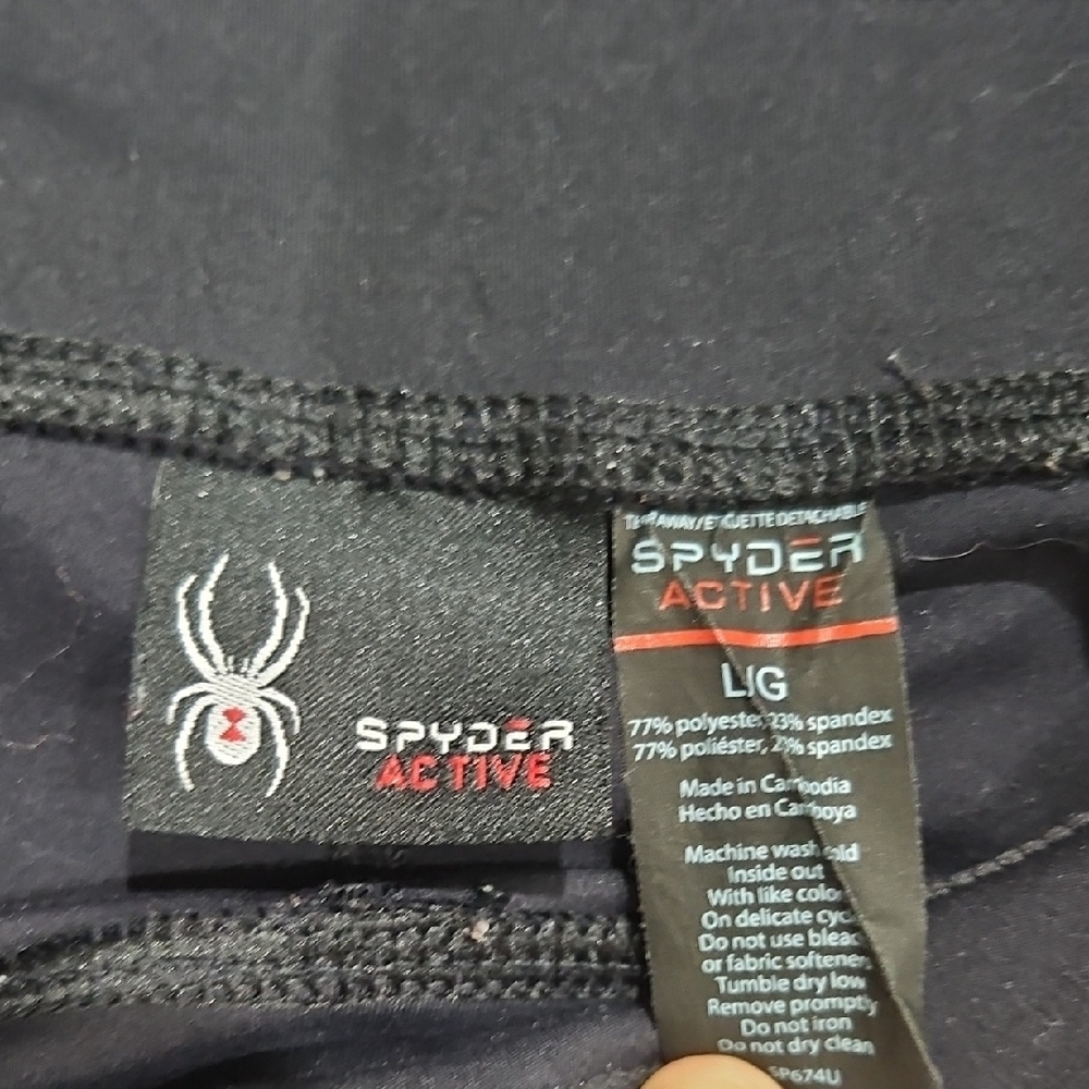 Spyder Activewear Black Jogger Leggings - Picture 2 of 7